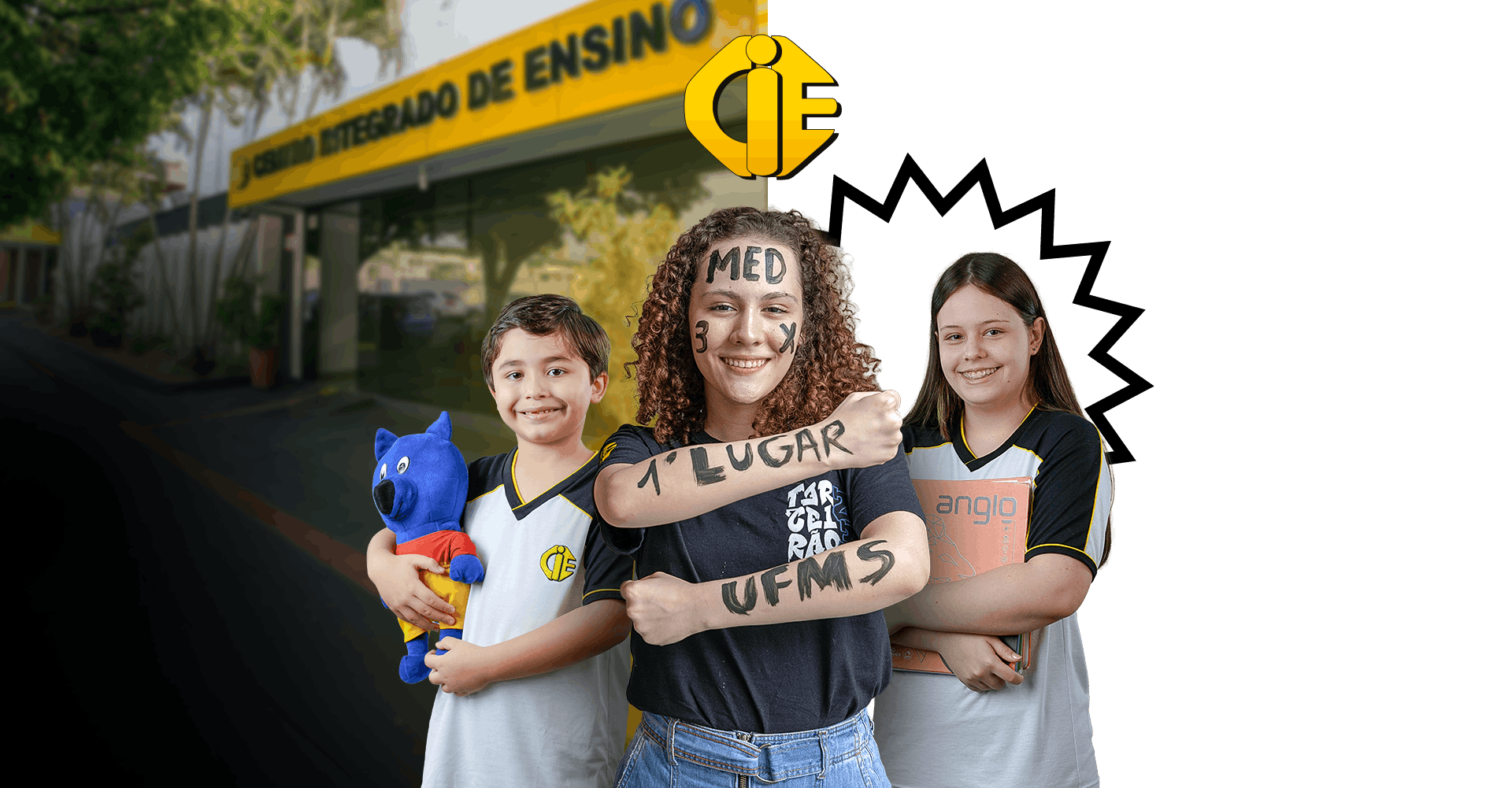 Alunos o Estude CEI participando de atividades — Bolsão 2027